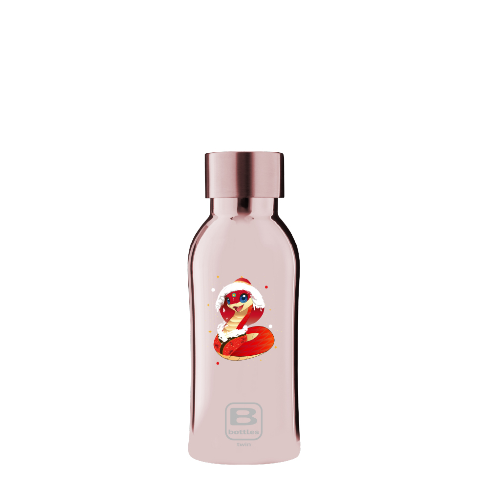【中港彼安特】金色系列保溫瓶350ml-花蛇舞春