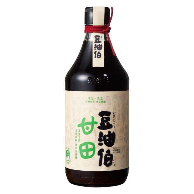 【美麗市場箱購精選】豆油伯甘田釀造醬油 500ml*6入