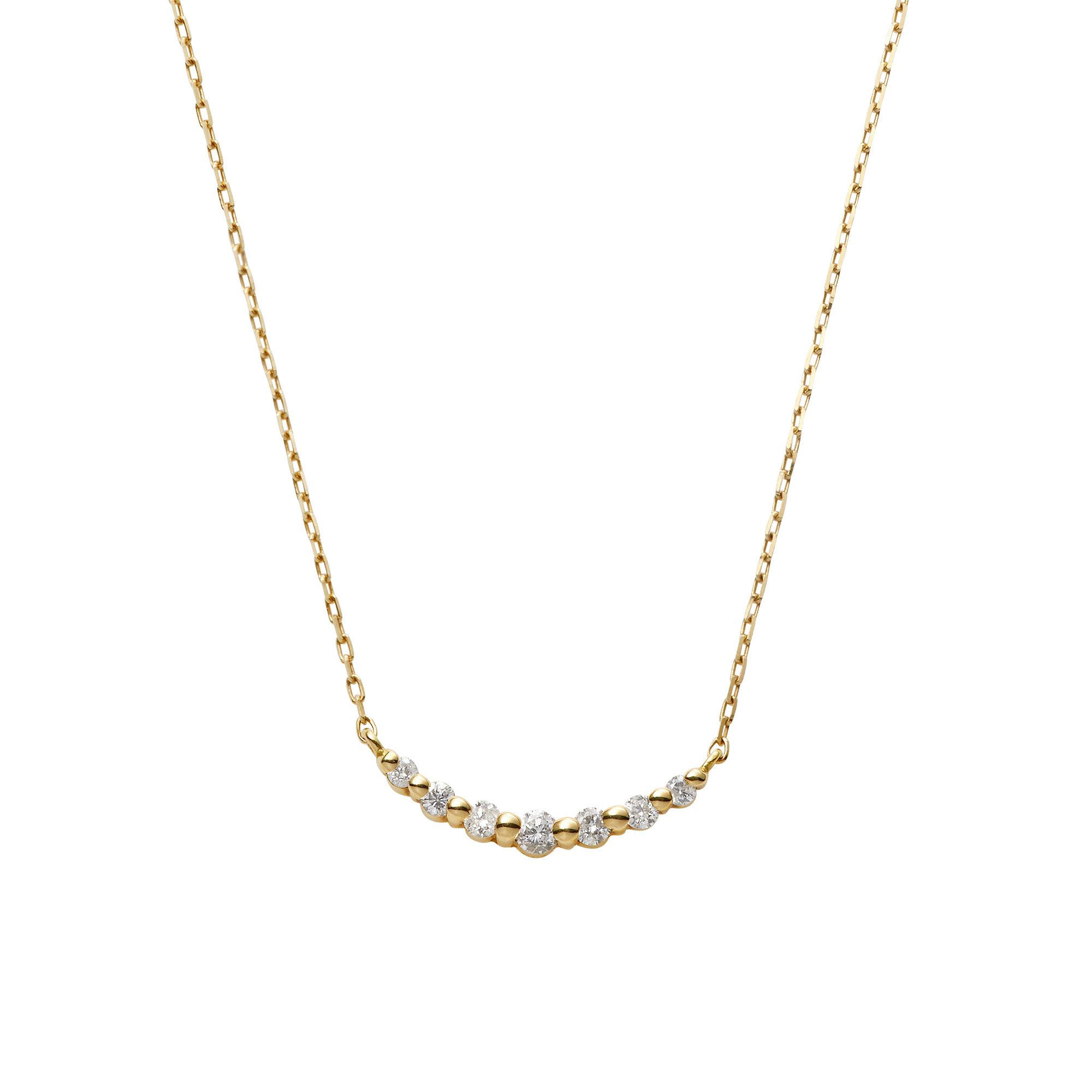 *【va vendome aoyama】微笑鑽石項鍊(0.09ct)