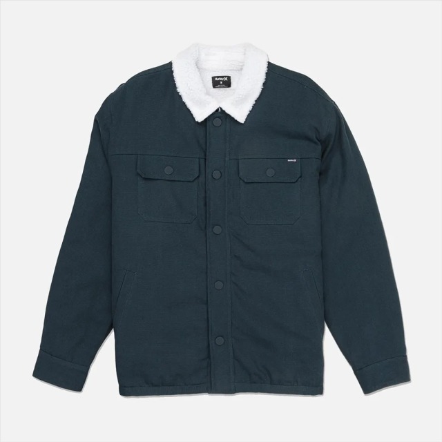 【超型穿搭提案國際男人節】HURLEY-LINED CANVAS LS 夾克