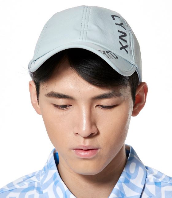 【Lynx Golf】素色Lynx Club字樣可調節式球帽-淺灰