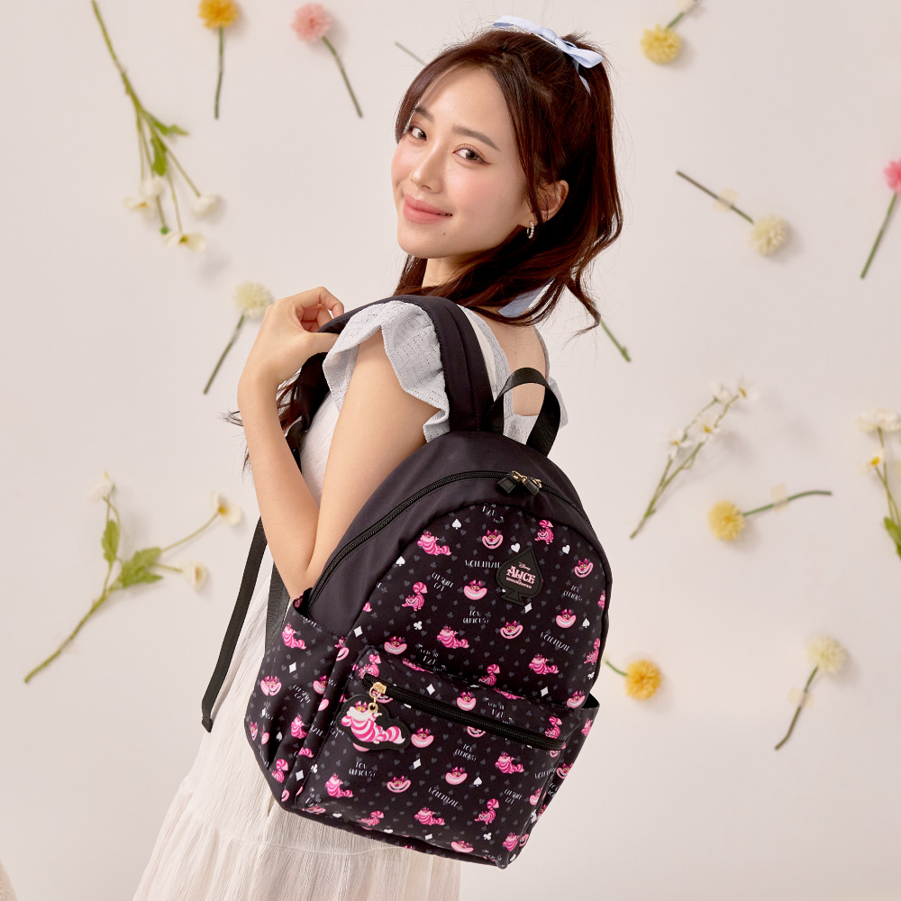 【kiki STUDIO】DISNEY妙妙貓-後背包-黑