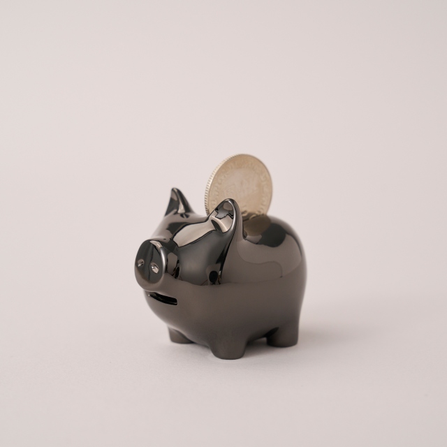 (西門)【金豬GOLDENPIG】金豬-伍(5cm)亮鎳黑