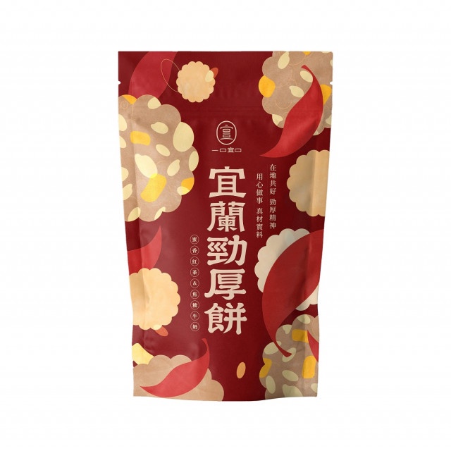 一口宜口 冬山蜜香紅茶焦糖牛奶勁厚餅10入
