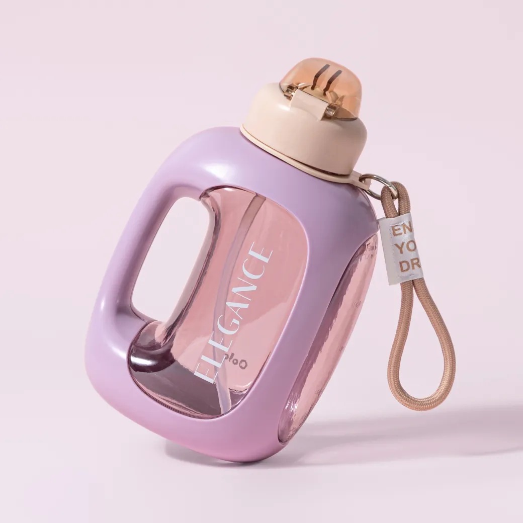 【Oolab】關鍵字系列 大容量輕便水壺1500ml-優雅紫