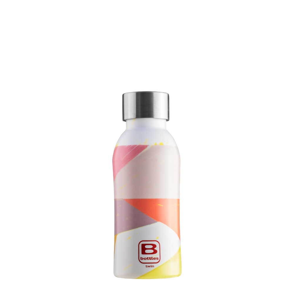 【中港彼安特】彩繪保溫瓶350ml-幾何彩繪