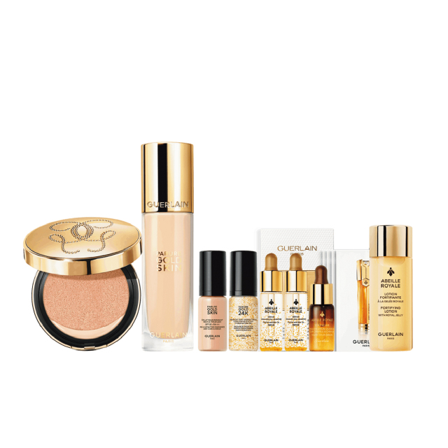 (台中店)【妝點肌膚 禮遇相伴】嬌蘭24K金緻持光美肌組