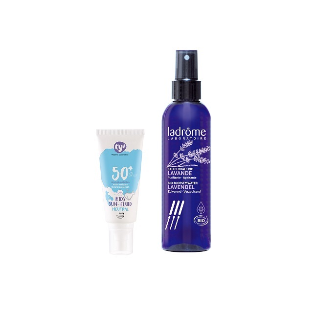 (台中店)【療癒生活選物】真正薰衣草純露+ey!輕透防曬乳SPF50+