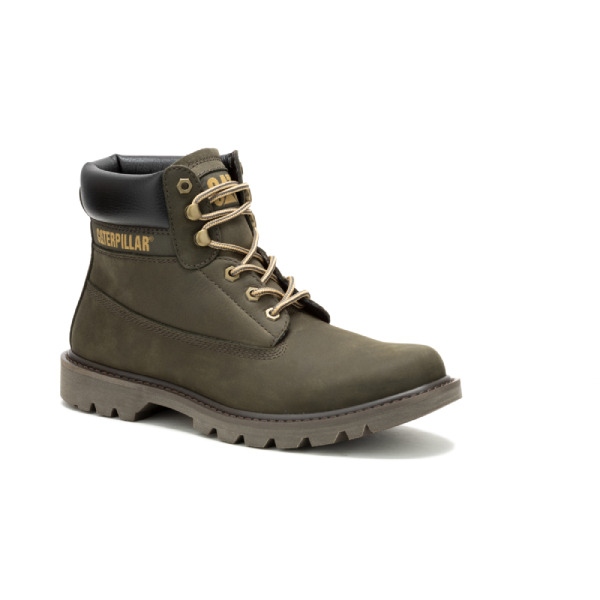 【CAT-台中店】COLORADO 2.0 經典復刻工裝靴 軍綠(男/女)款-US 5