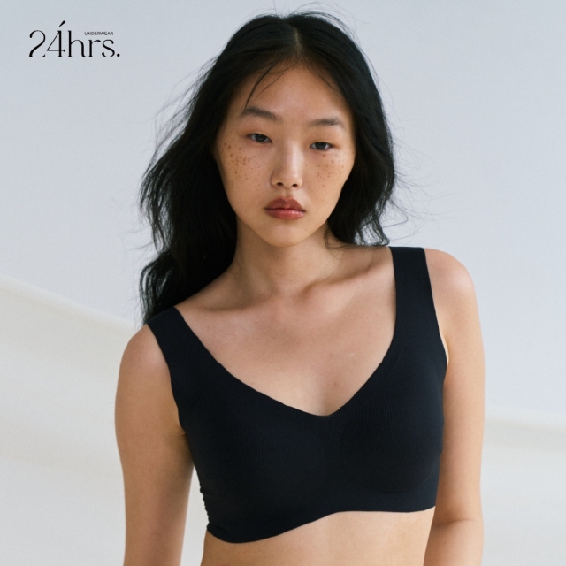 (黑色寬肩) 3件組－涼感萊卡款 親膚無痕內衣