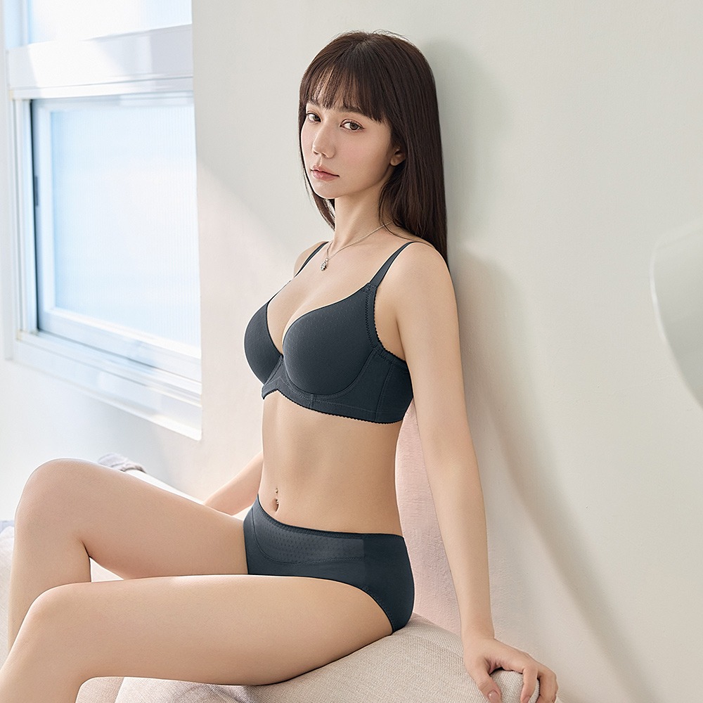 【曼黛瑪璉】保氧 低腰平口內褲-煙燻灰,XXL