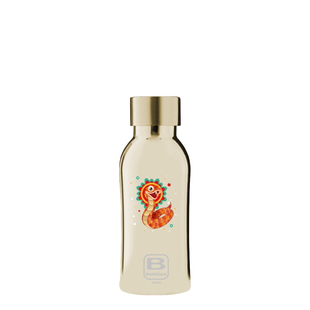 【中港彼安特】金色系列保溫瓶350ml-金蛇迎春