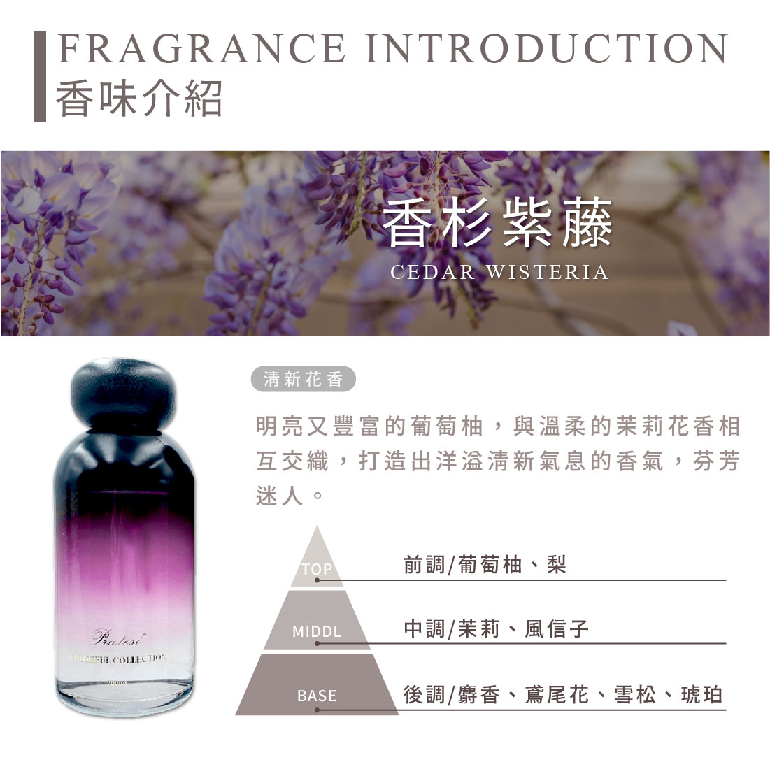 WANTO3-多彩擴香200ml-(紫)-香杉紫藤