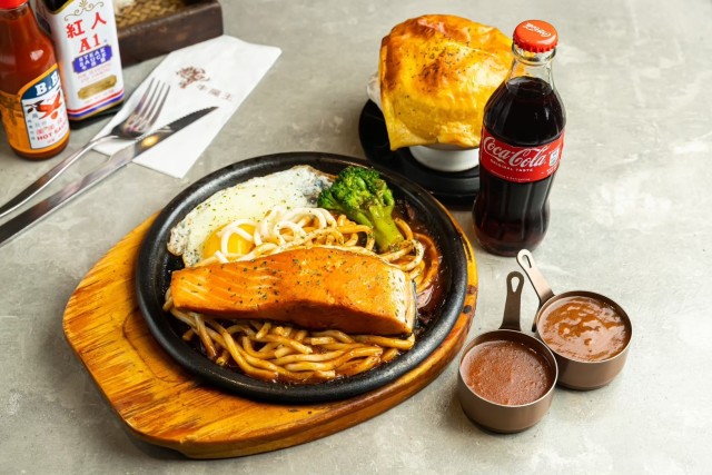 【獨家優惠餐券】牛魔王 香煎智利鮭魚 (9折)