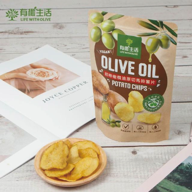 (台中店)【小農好物兌兌POINTS】有橄生活/初榨橄欖油原切馬鈴薯片