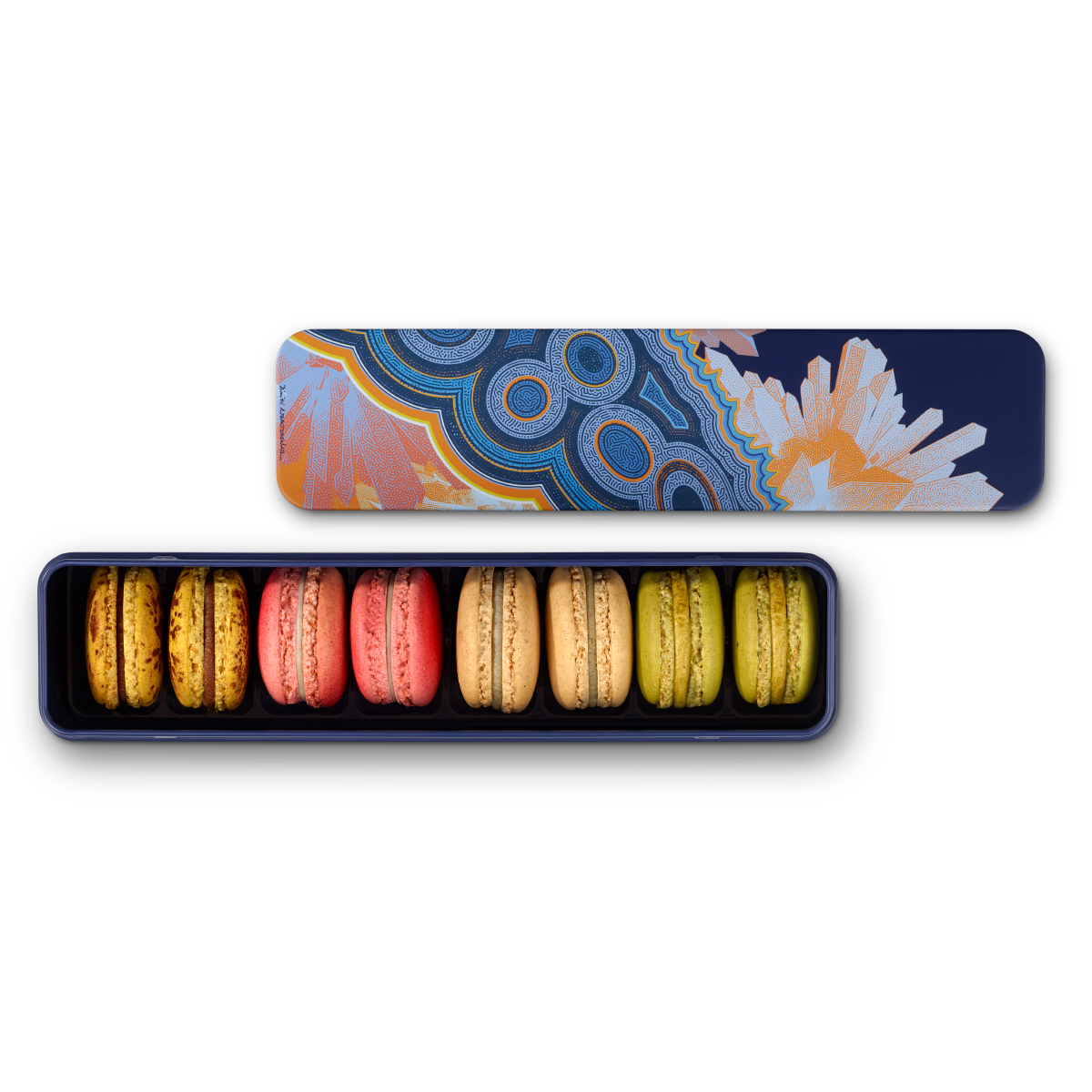 Pierre Hermé 晶岩幻境款馬卡龍8入鐵盒
