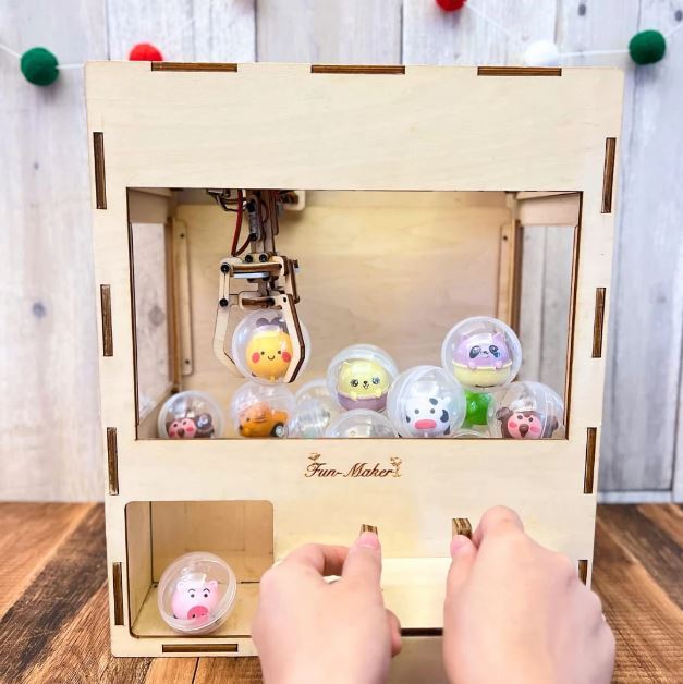 【中山店】FUN MAKER-DIY手作禮盒｜電動夾娃娃機
