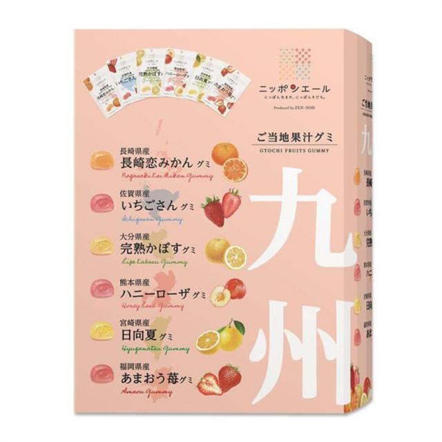 【超市點點好物】全國農協九州水果風味軟糖綜合包240g