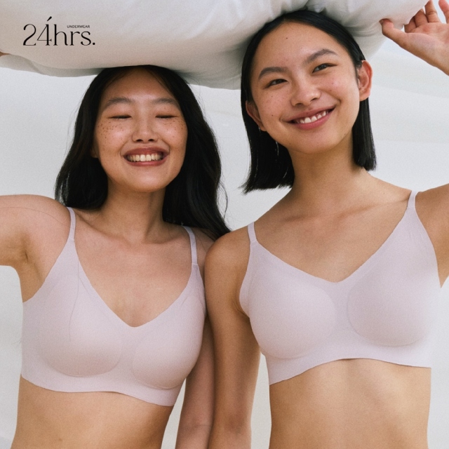 (白桃細肩) 3件組－涼感萊卡款 親膚無痕內衣