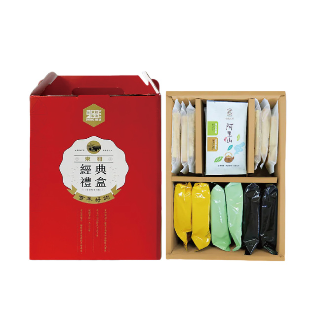 【超級點數盛點】東和製油 "茶餅禮盒 阿里山茶包+鳳梨卷+夾心酥"