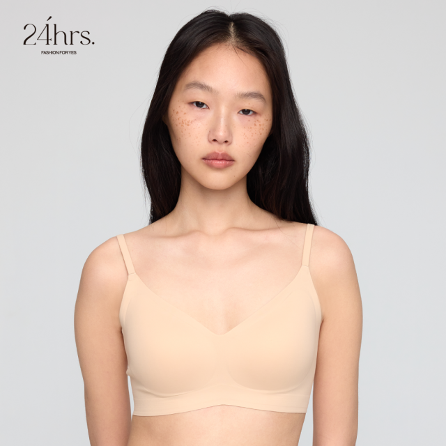 3件組(甜杏仁膚) －V領美背款 親膚無痕內衣 FREE SIZE