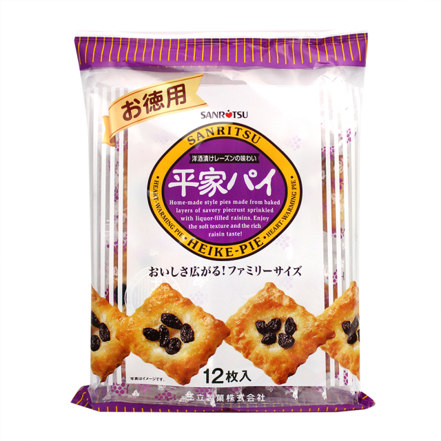【超市】三立葡萄派家庭包144g
