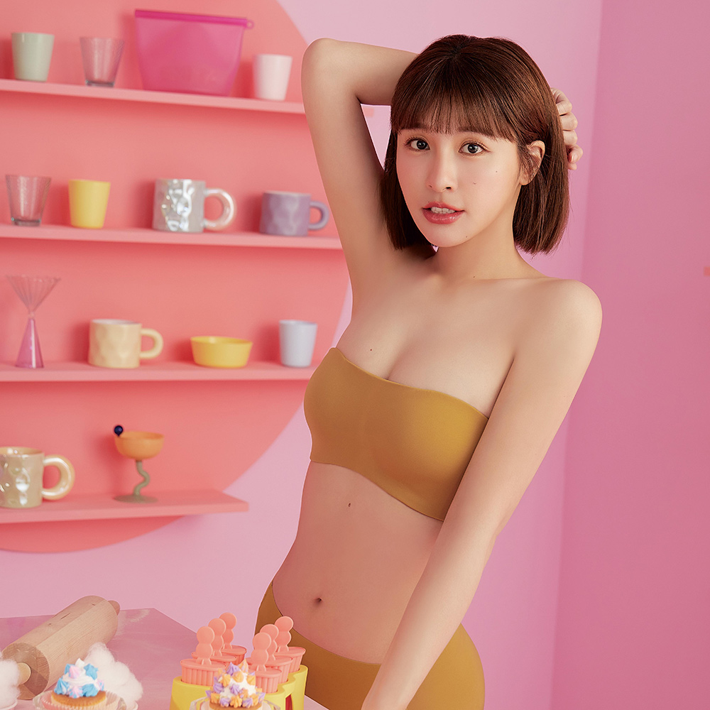 【瑪登瑪朵】QQ雲 平口抹胸BraTop-秋葉黃,L