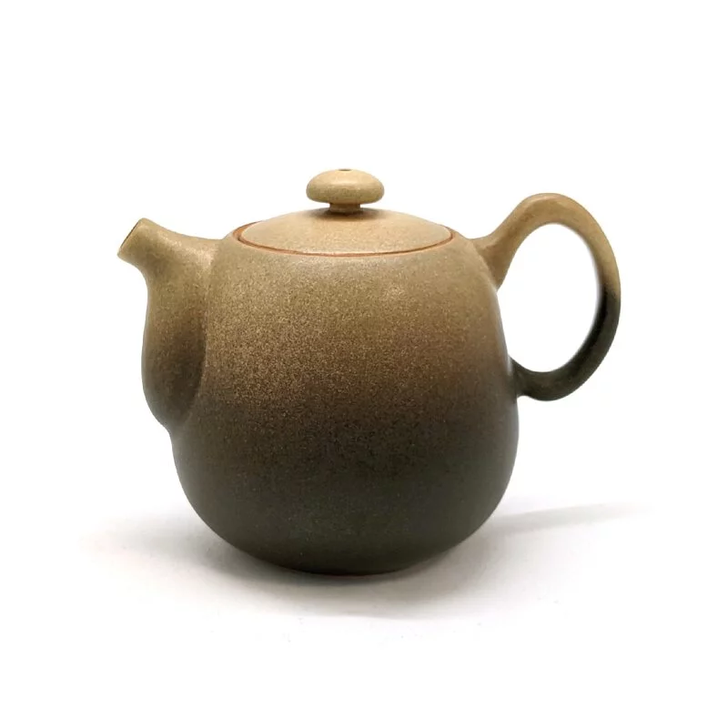 【中港陶作坊】滿足壺 190ml-綠黃