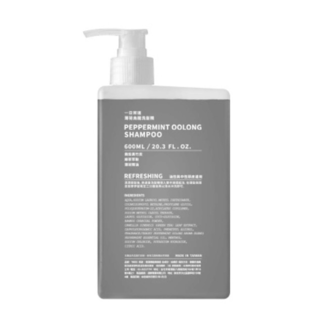 【點數成雙 浪漫成對】伊聖詩-薄荷烏龍洗髮精 600ml(1+1)
