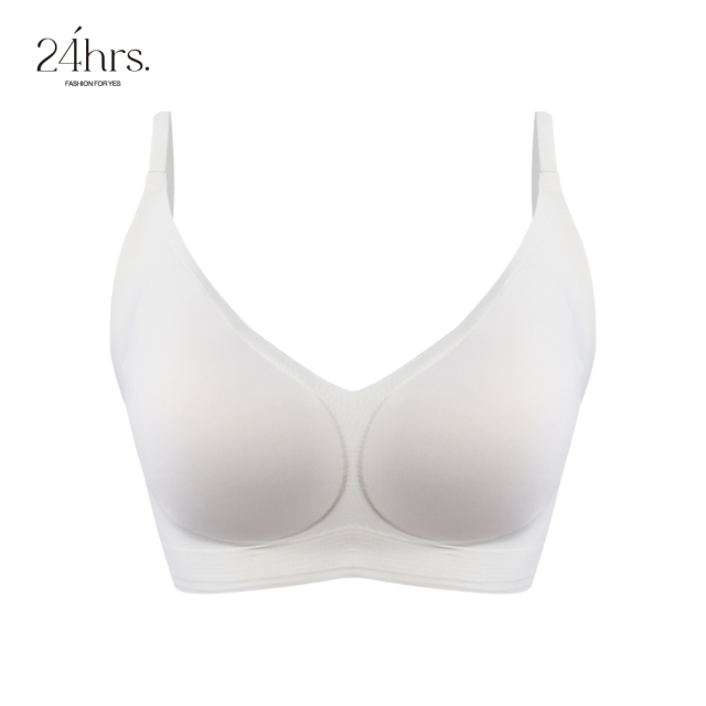 3件組(奶霜白) －V領美背款 親膚無痕內衣 PLUS+加大款