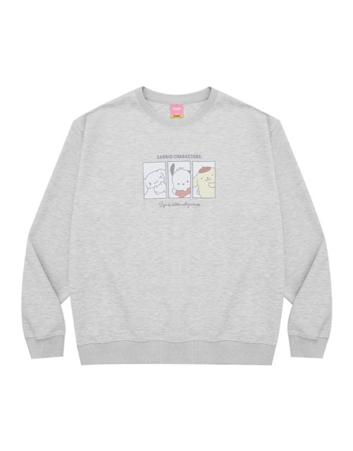 ●(三多) CACO三麗鷗狗狗好朋友大學T