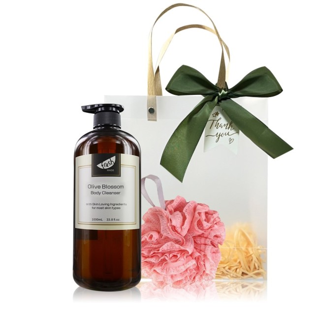 【台中店】 橄欖花沐浴精+沐浴球組