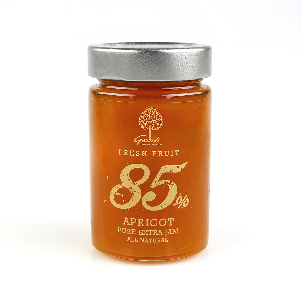 GEODI 85%天然地中海杏桃果醬250g