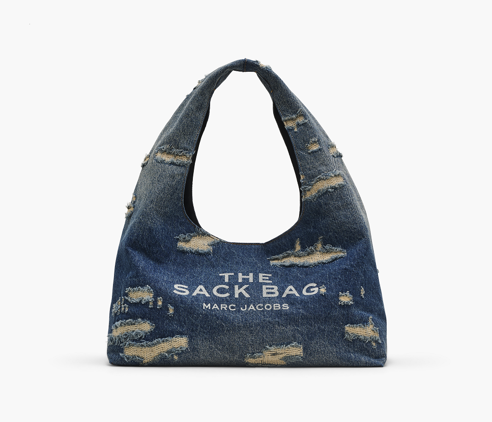 *【MARC JACOBS】SACK系列龐克牛仔肩背包
