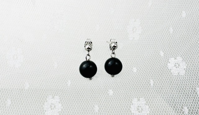 【A4 台灣黑土】秋日露珠．台灣墨玉耳環拋光體驗