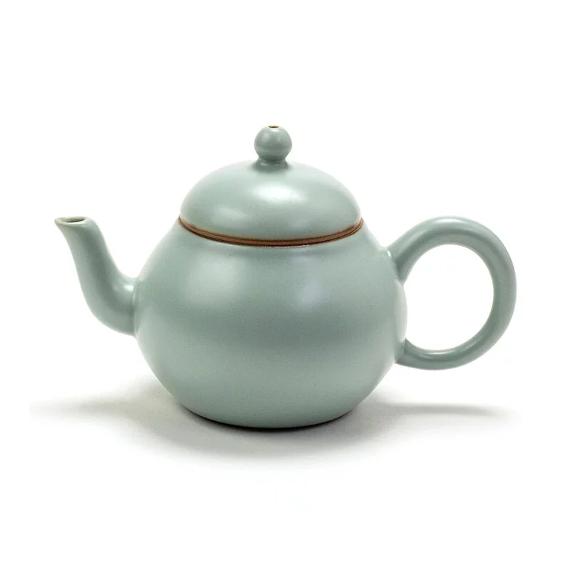 【中港陶作坊】壺知己梨型壺 180ml-粉青
