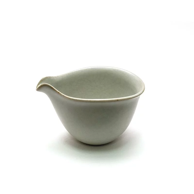 【中港陶作坊】懷汝扁茶海-牙白