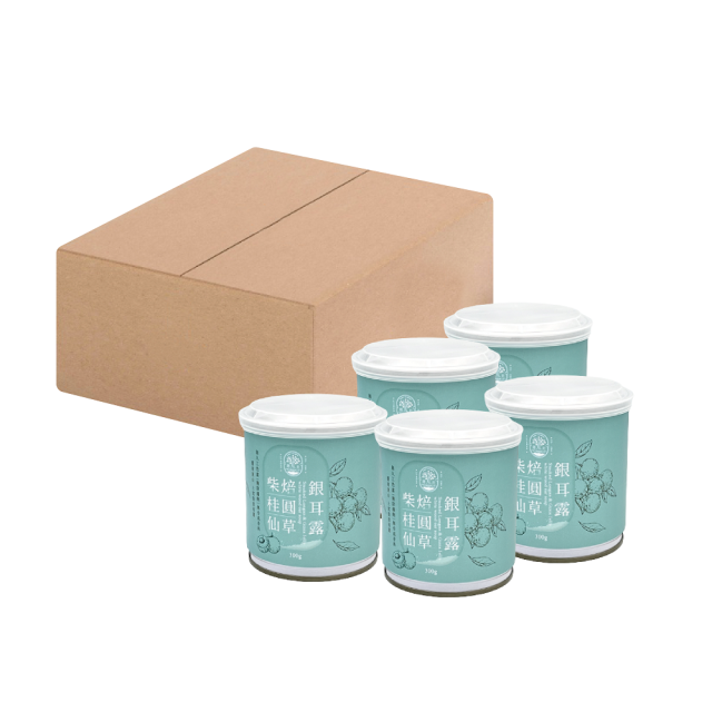 山頂壯圓柴焙桂圓仙草銀耳露300g*24入