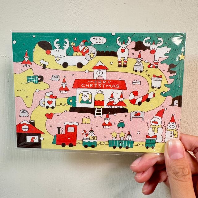 耶誕限定 全套四款收藏版明信片乙組
