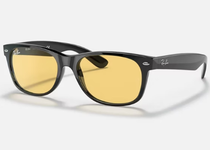 【夏季潮流來襲】RB2132F-601/R6 Wayfare膠框黃色太陽眼鏡