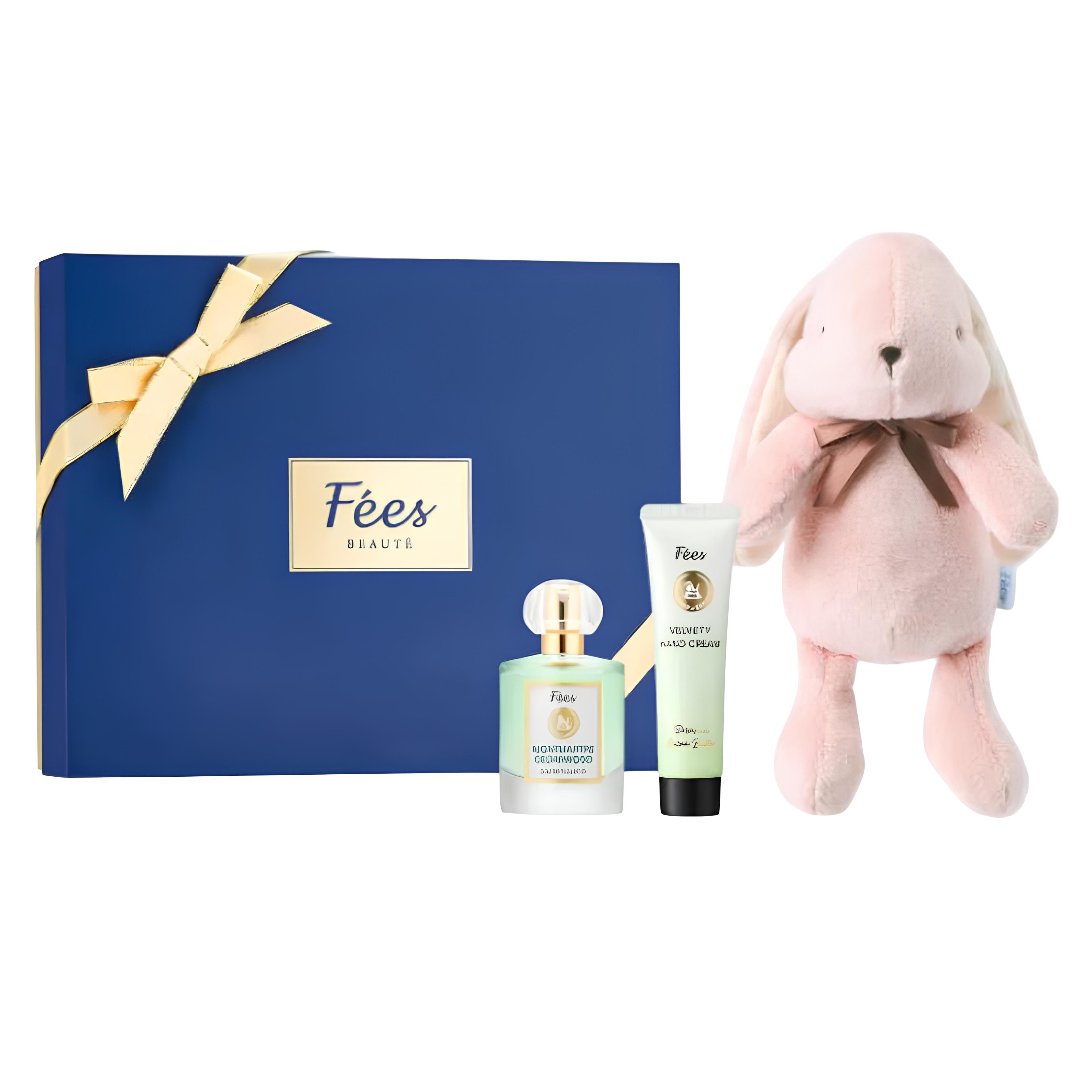 【台中店-Fées Beauté】愛戀香氛禮盒-瑪麗黑加侖淡香水30ml,頂級可可脂嫩白潤手霜-玫瑰30ml