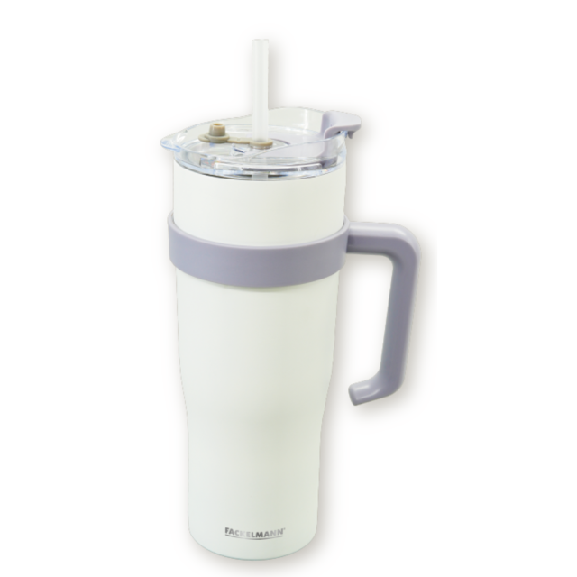 法克漫不鏽鋼冰霸隨行杯 - 寧靜白