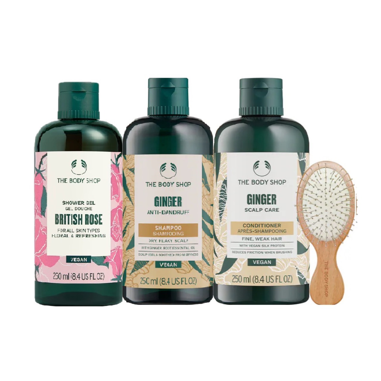 【THE BODY SHOP】植萃果香經典組-薑根