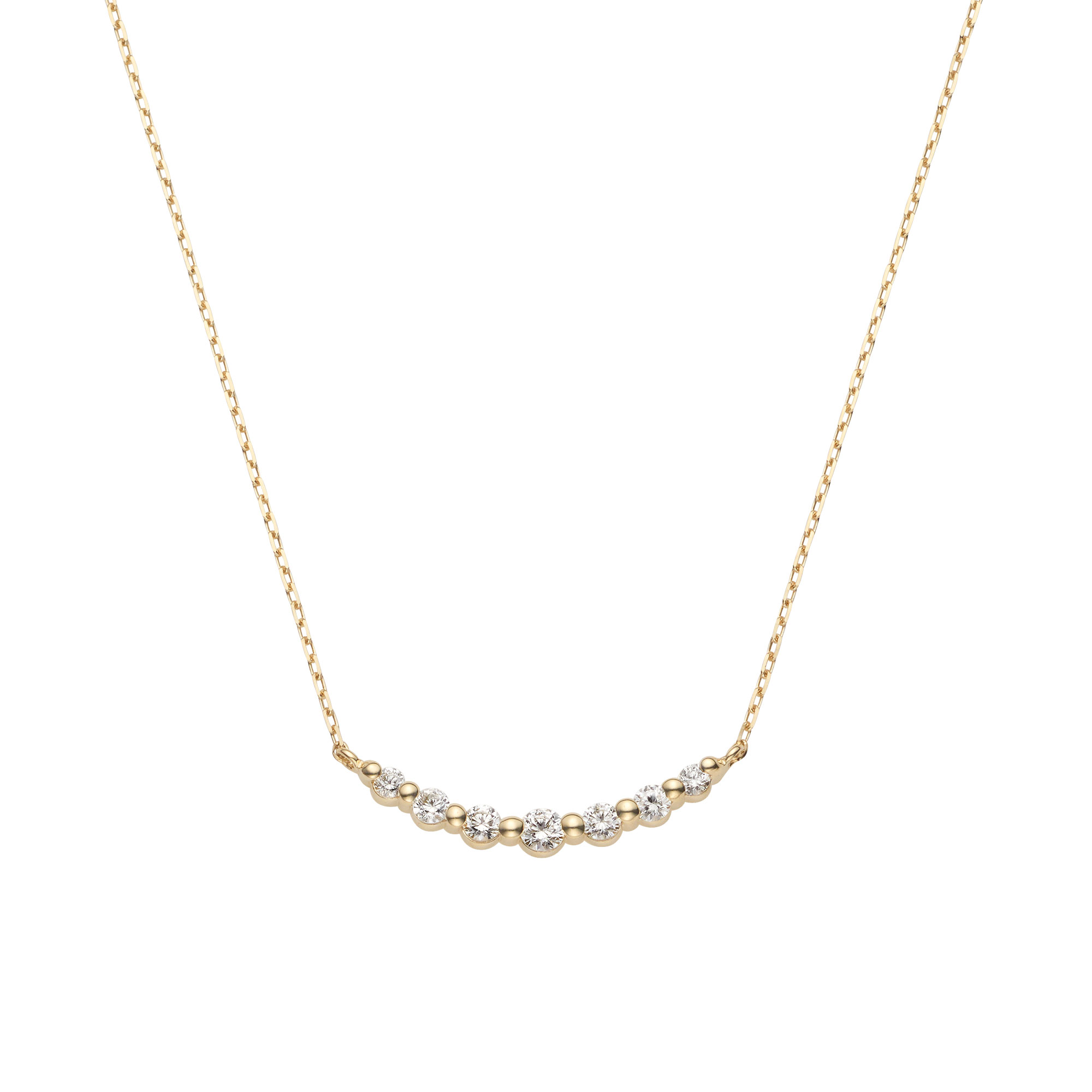 *【va vendome aoyama】微笑鑽石項鍊(0.15ct)