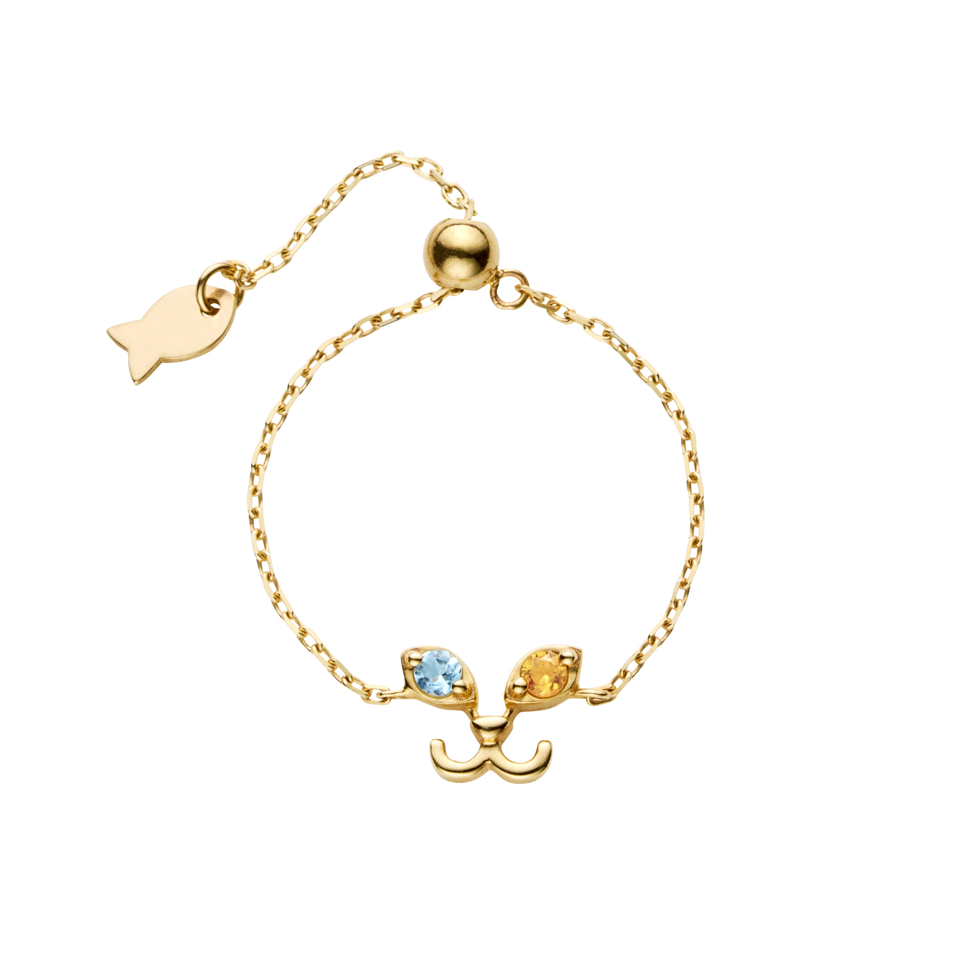 *【va vendome aoyama】《限定品》異色瞳貓咪鍊戒