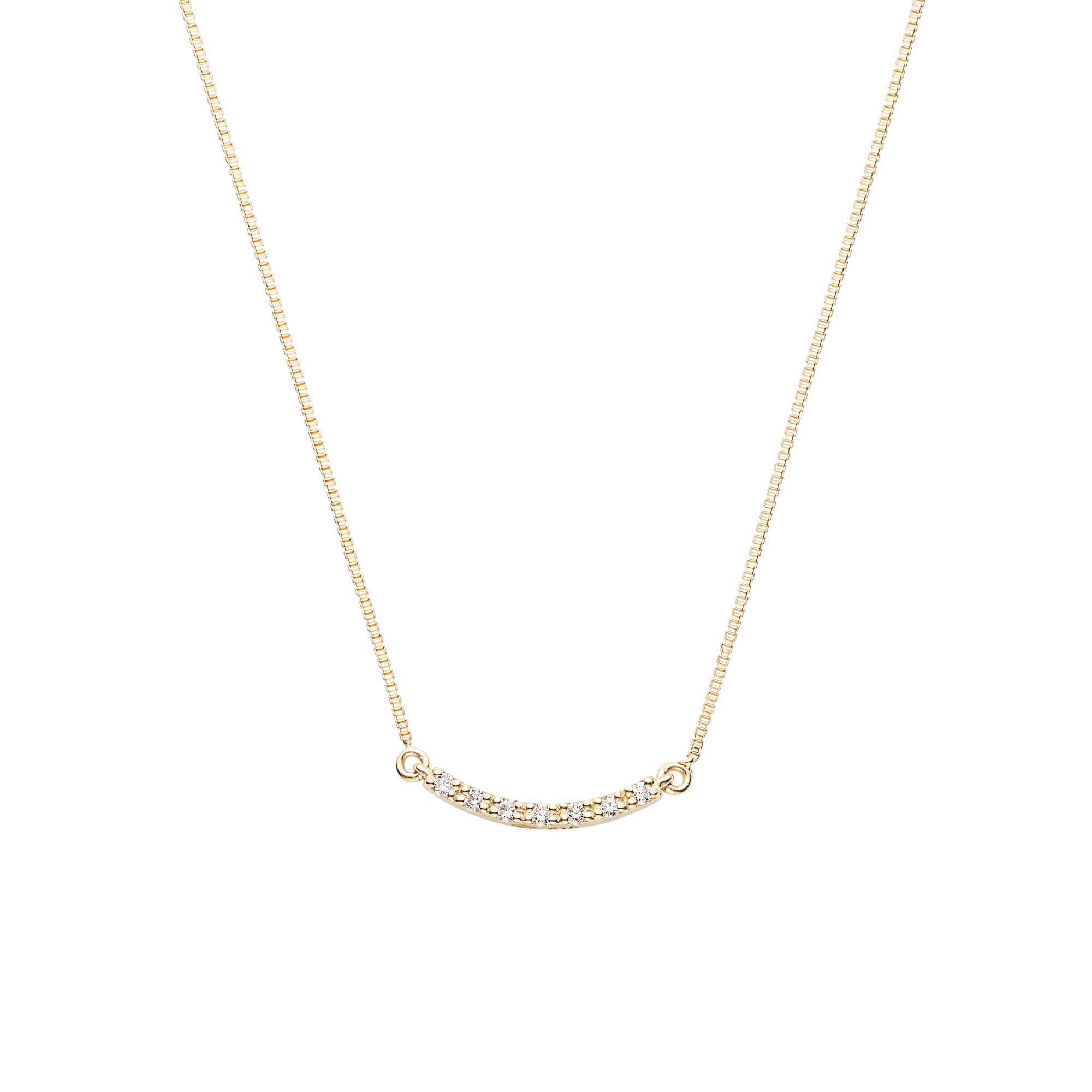 *【va vendome aoyama】微笑鑽石項鍊(0.03ct)