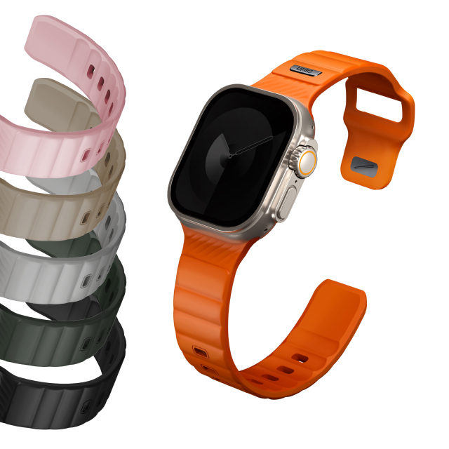 UNIQ Stride Apple Watch FKM 防水不鏽鋼錶帶