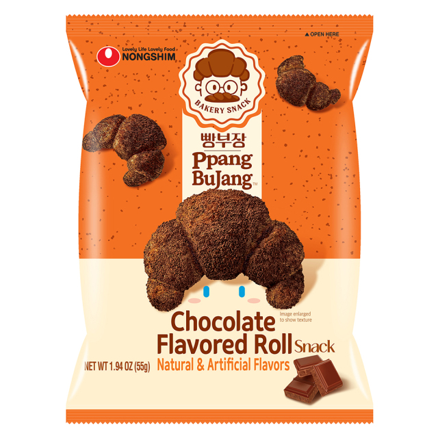 農心麵包部長巧克力味可頌造型餅乾55g