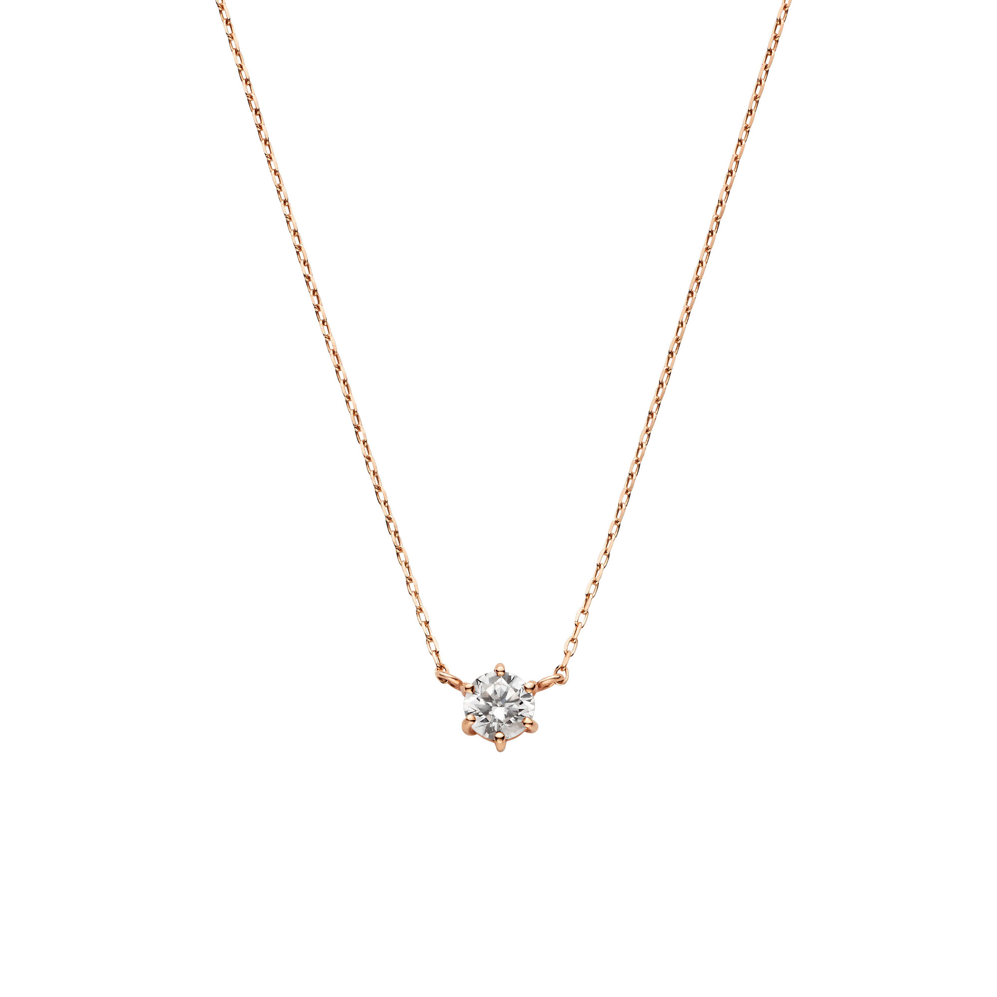 *【va vendome aoyama】VI 六爪單鑽項鍊(0.15ct)
