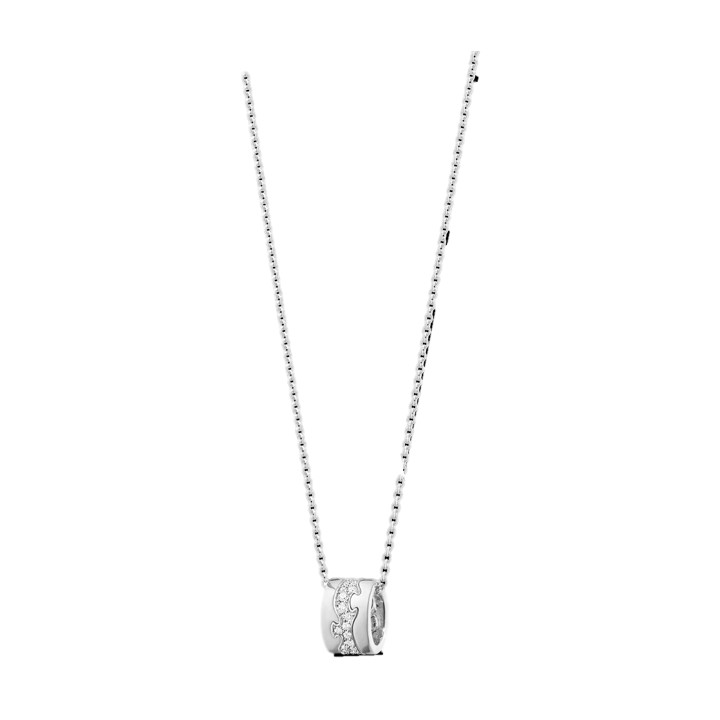 【GEORG JENSEN】FUSION系列18K白金鑽石項鍊